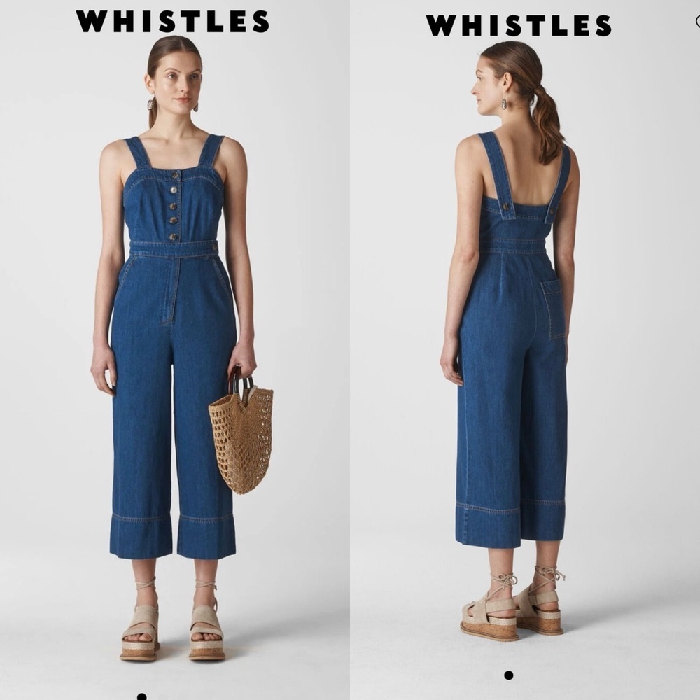 Whistles Tia Denim Jumpsuit
